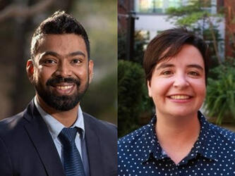 Rohit Nair and Amy Knowles